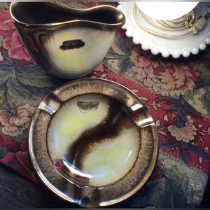 Vintage Carstens Tonnieshof ceramic vase/ bowl and ashtray